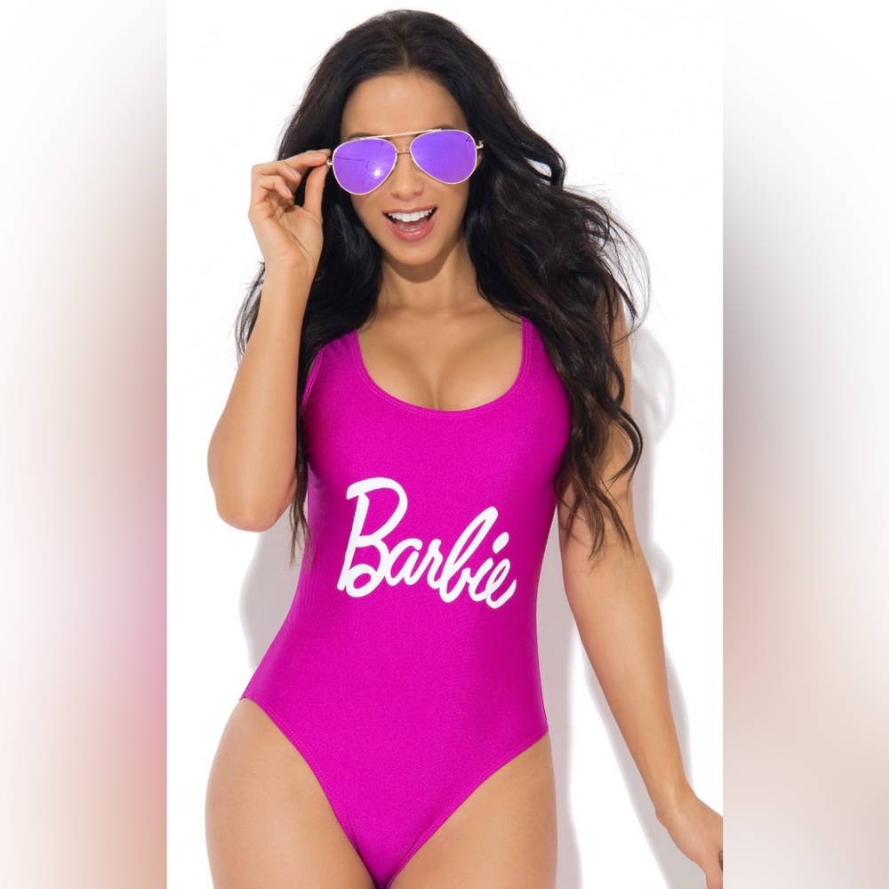 Women’s Barbie Pink Swimsuit Costume